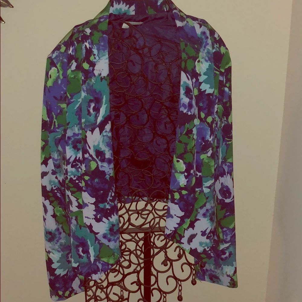 NY&C floral print jacket